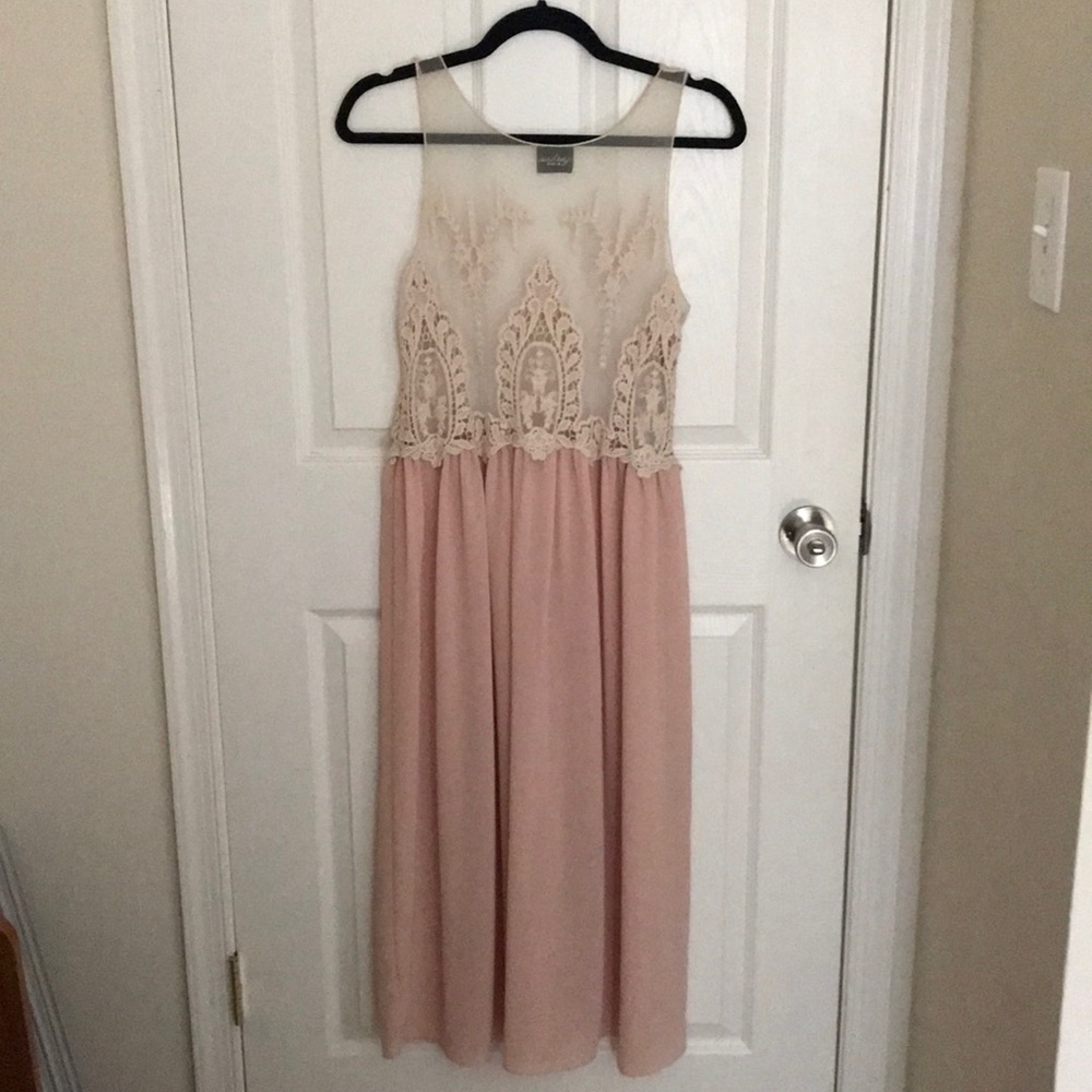 Flowy peach dress from Gypsy Warrior